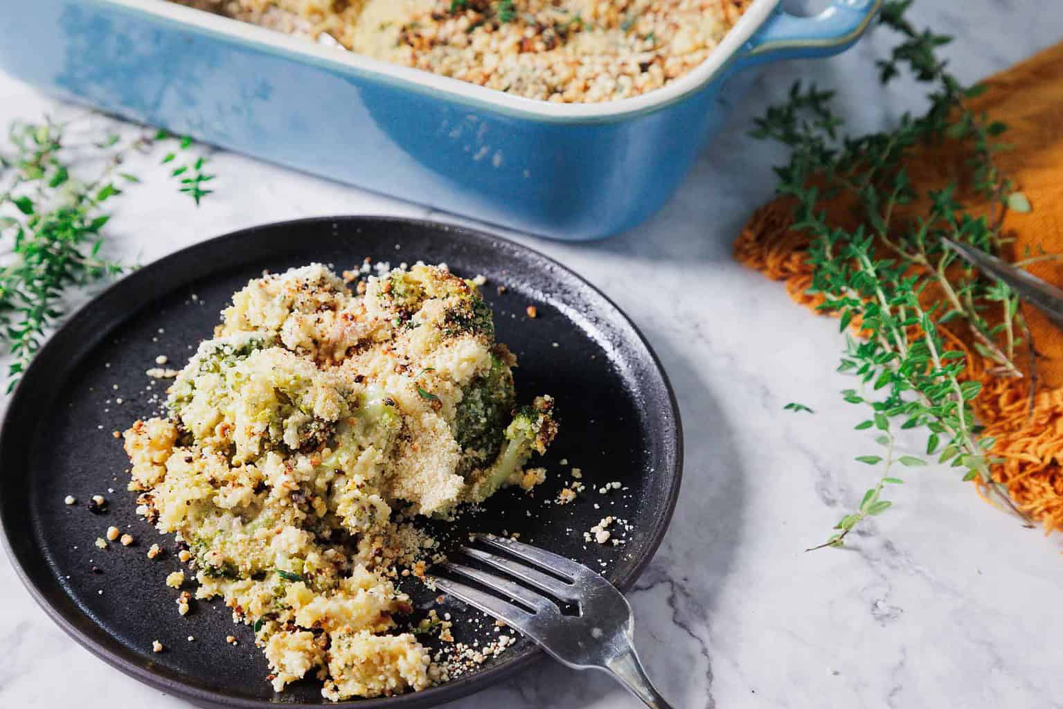 Creamy Vegan Broccoli Casserole Recipe
