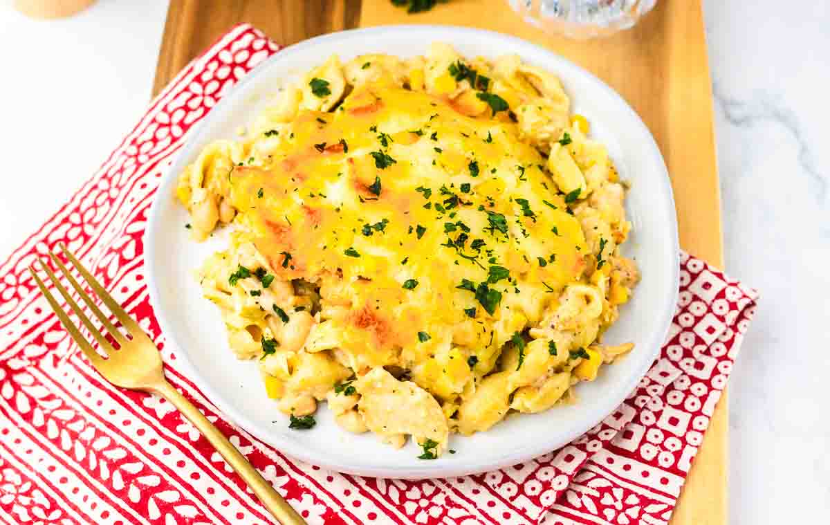 A plate of classic Mac And Cheese, rich and creamy, perfect for comfort food lovers.